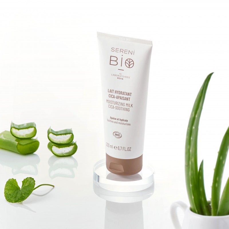 Lait Hydratant Cica-Apaisant Bio Végan et...