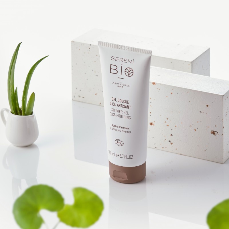 Gel Douche Cica-Apaisant Bio Végan Sérénibio