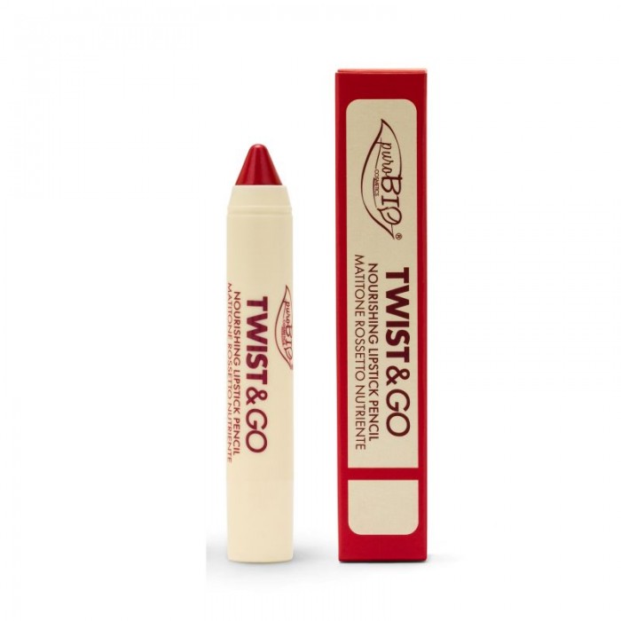 puroBIO TWIST & GO Potlood Lipstick VOEDEND
