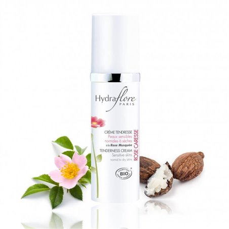 Crème Tendresse peaux normales à sèches Rose Caresse Bio Hydraflore