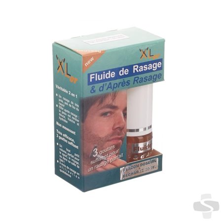 Xlor Sans Menthol Fluide Rasage & Après-rasage 2 en 1 + Recharge